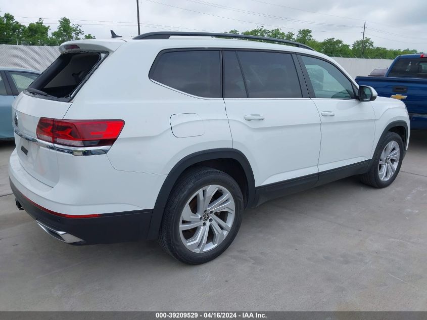 2021 Volkswagen Atlas 3.6L V6 Se W/Technology VIN: 1V2WR2CA6MC569275 Lot: 39209529