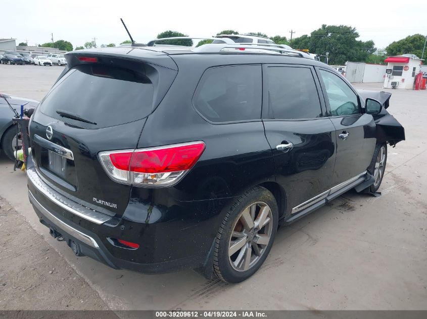 2016 Nissan Pathfinder Platinum VIN: 5N1AR2MN6GC650211 Lot: 39209612