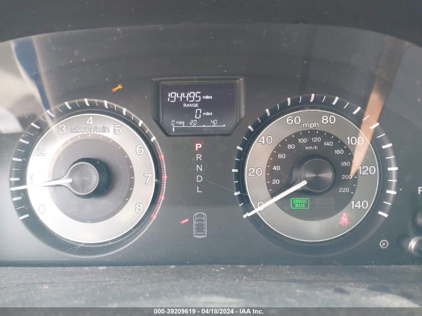 2013 Honda Odyssey Lx VIN: 5FNRL5H28DB003754 Lot: 39209619