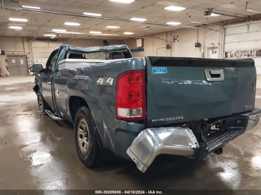 2007 GMC Sierra 1500 Work Truck VIN: 1GTEK14C77E580001 Lot: 39209808