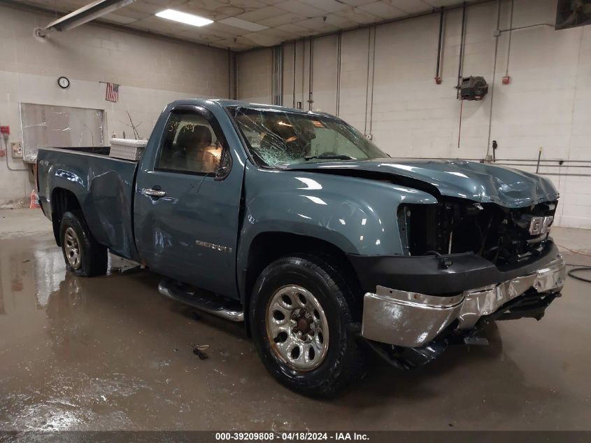 2007 GMC Sierra 1500 Work Truck VIN: 1GTEK14C77E580001 Lot: 39209808