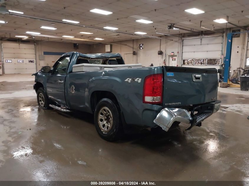 2007 GMC Sierra 1500 Work Truck VIN: 1GTEK14C77E580001 Lot: 39209808