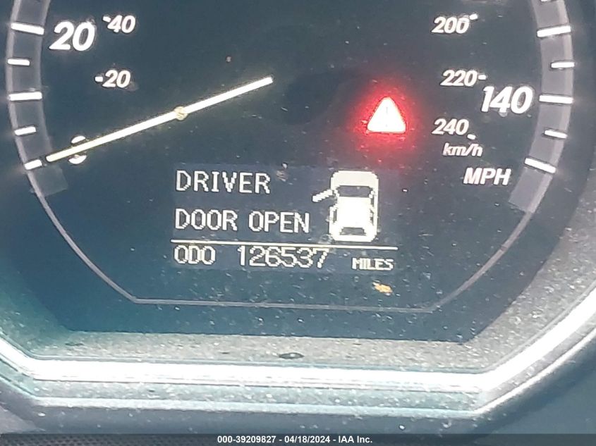 2008 Lexus Rx 400H VIN: JTJGW31U582850901 Lot: 39209827