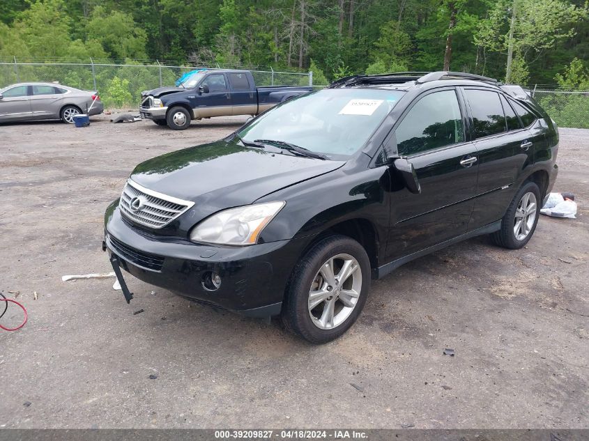 2008 Lexus Rx 400H VIN: JTJGW31U582850901 Lot: 39209827
