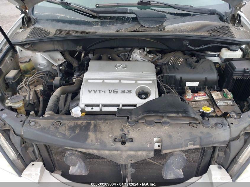 2006 Lexus Rx 330 VIN: JTJGA31U260062973 Lot: 39131154