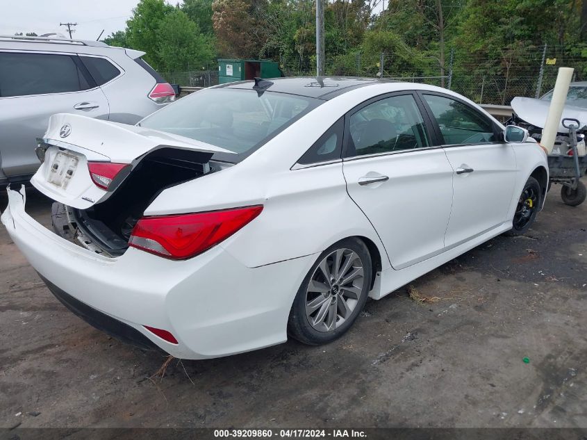 2014 Hyundai Sonata Limited VIN: 5NPEC4AC0EH939320 Lot: 39209860