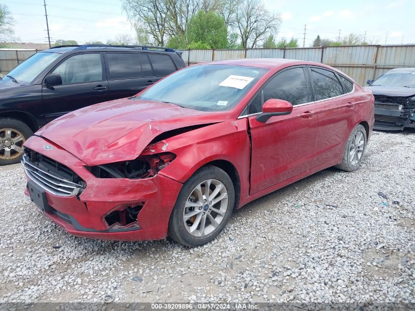 2020 Ford Fusion Se VIN: 3FA6P0HD5LR143744 Lot: 39209896