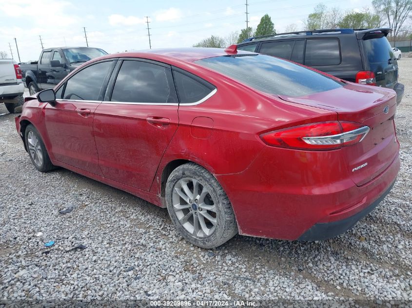 2020 Ford Fusion Se VIN: 3FA6P0HD5LR143744 Lot: 39209896