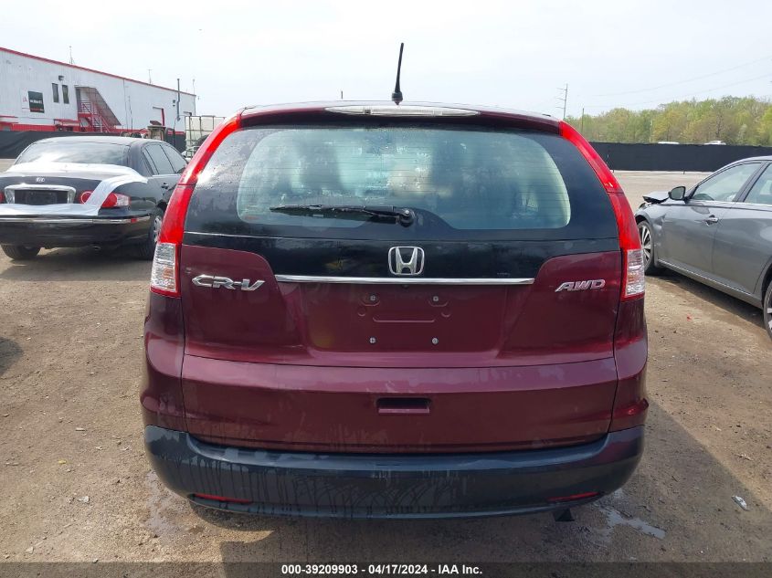 2012 Honda Cr-V Lx VIN: 5J6RM4H30CL060990 Lot: 39209903