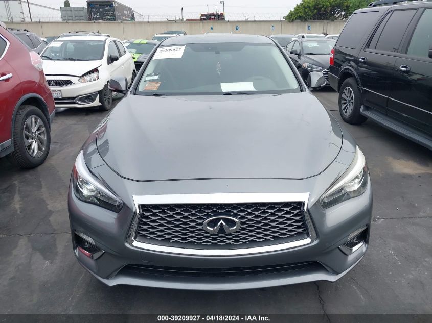 2018 Infiniti Q50 3.0T Luxe VIN: JN1EV7AP9JM353992 Lot: 39209927