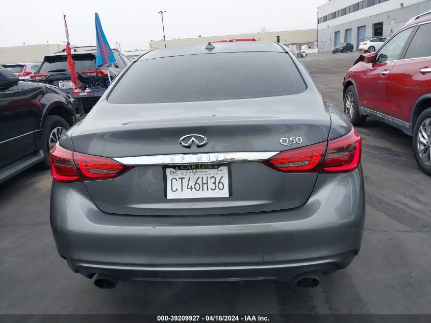 2018 Infiniti Q50 3.0T Luxe VIN: JN1EV7AP9JM353992 Lot: 39209927