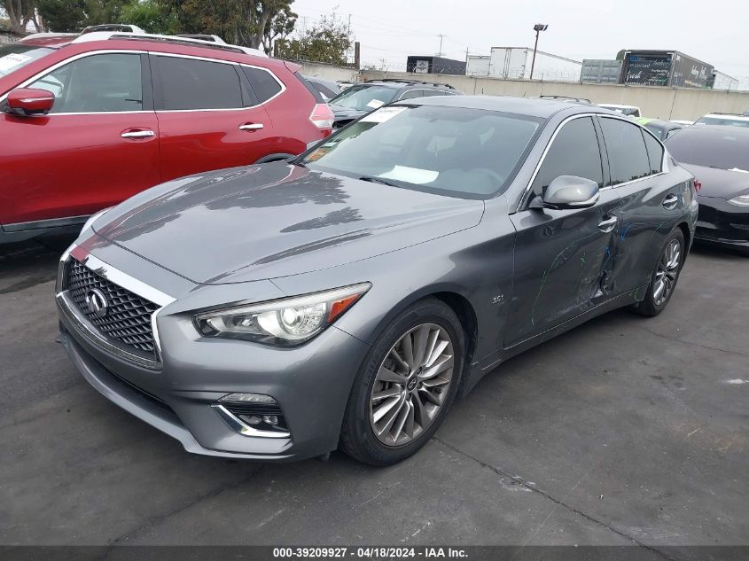 2018 Infiniti Q50 3.0T Luxe VIN: JN1EV7AP9JM353992 Lot: 39209927