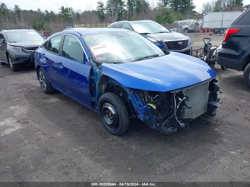 2020 Honda Civic Lx VIN: 2HGFC2F6XLH588418 Lot: 39209944