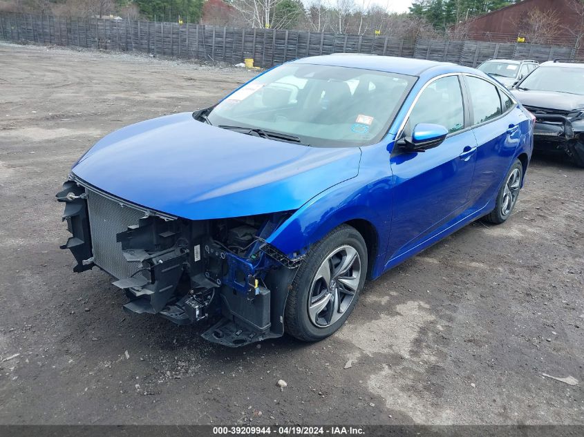 2020 Honda Civic Lx VIN: 2HGFC2F6XLH588418 Lot: 39209944