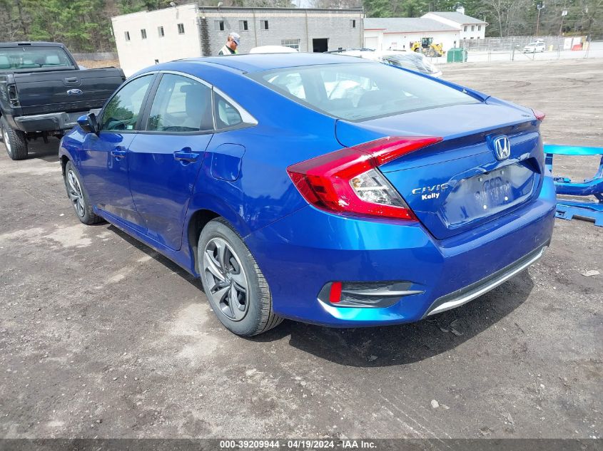 2020 Honda Civic Lx VIN: 2HGFC2F6XLH588418 Lot: 39209944