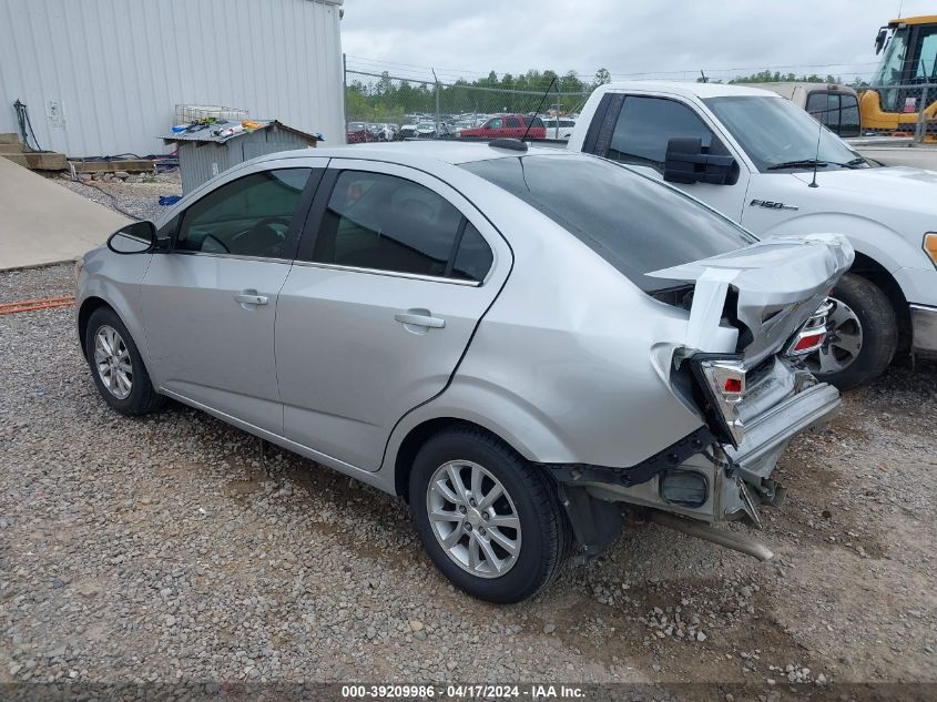 2017 Chevrolet Sonic Lt Auto VIN: 1G1JD5SH6H4114896 Lot: 39209986