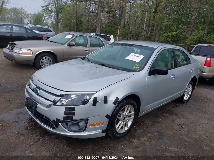 2010 Ford Fusion S VIN: 3FAHP0GA6AR267731 Lot: 39210007