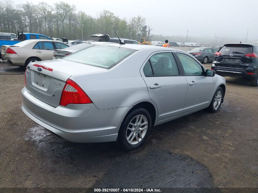 2010 Ford Fusion S VIN: 3FAHP0GA6AR267731 Lot: 39210007