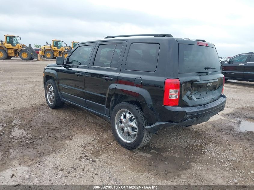 2014 Jeep Patriot Sport VIN: 1C4NJPBB9ED618072 Lot: 39210013