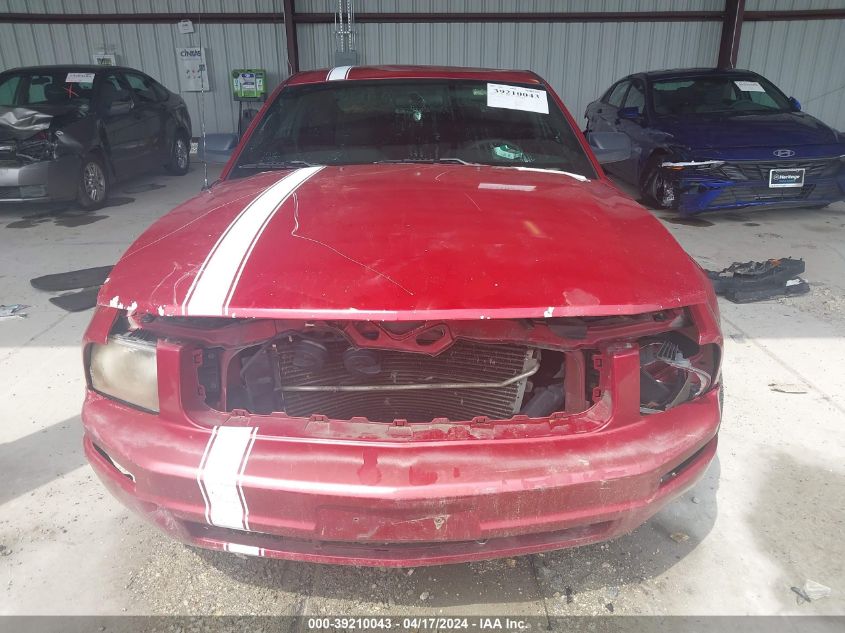 2007 Ford Mustang V6 Deluxe/V6 Premium VIN: 1ZVFT80N575265986 Lot: 39210043