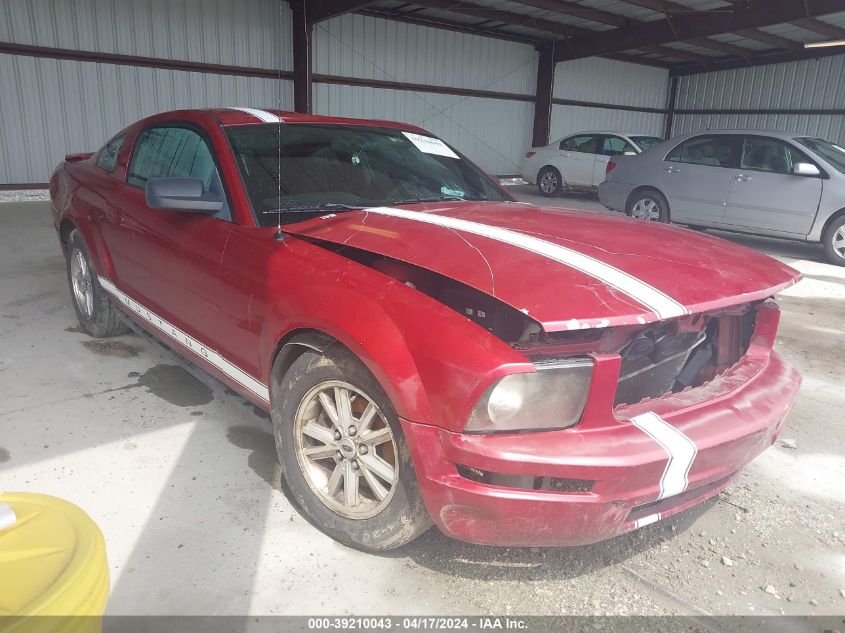 2007 Ford Mustang V6 Deluxe/V6 Premium VIN: 1ZVFT80N575265986 Lot: 39210043