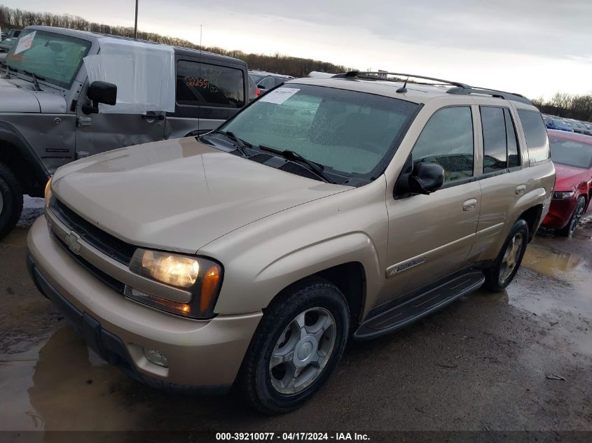 2004 Chevrolet Trailblazer Lt VIN: 1GNDT13S742170806 Lot: 39210077