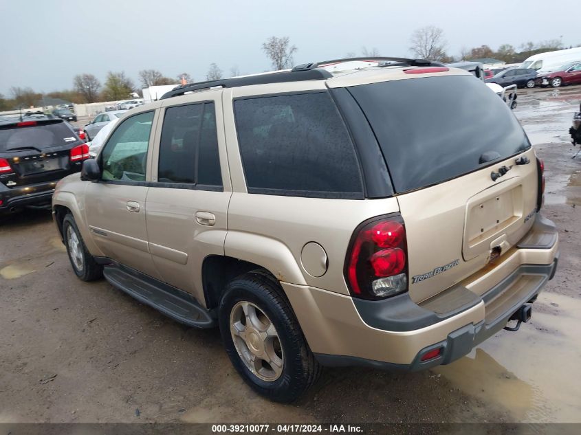 2004 Chevrolet Trailblazer Lt VIN: 1GNDT13S742170806 Lot: 39210077