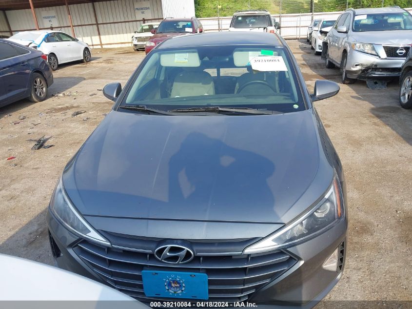 2019 Hyundai Elantra Sel VIN: 5NPD84LF5KH404452 Lot: 39210084