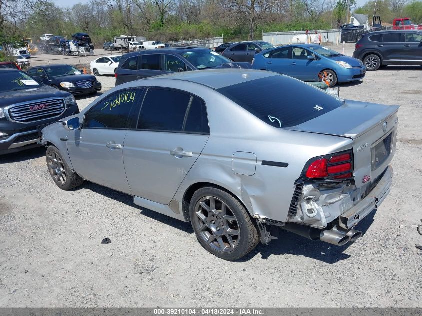 2008 Acura Tl Type S VIN: 19UUA76518A025071 Lot: 39210104