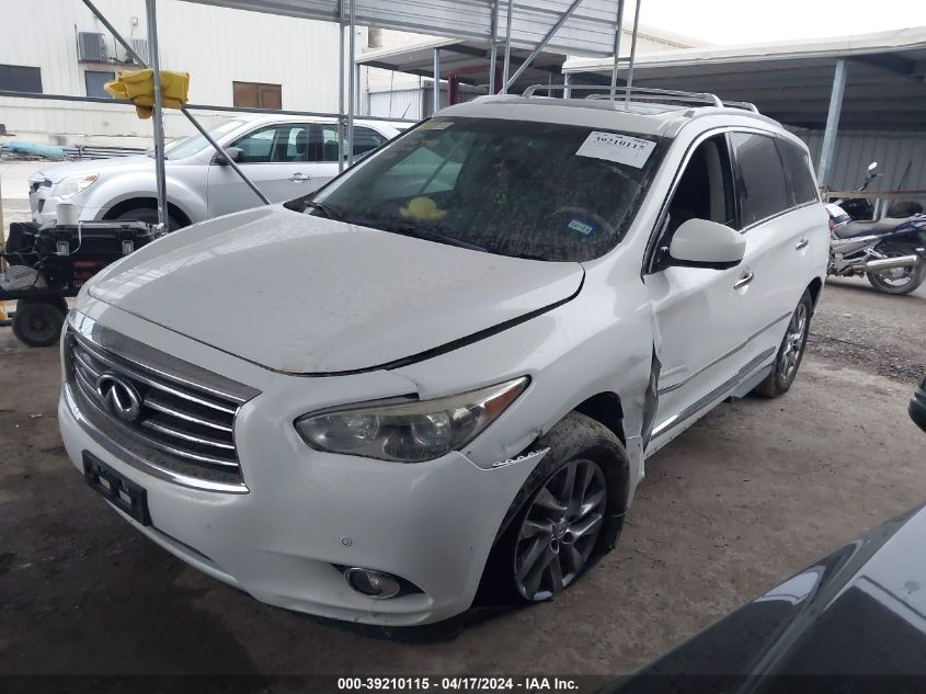 2013 Infiniti Jx35 VIN: 5N1AL0MM4DC338204 Lot: 39210115