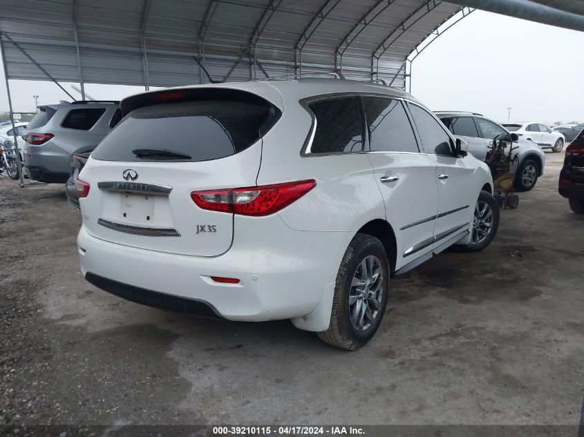 2013 Infiniti Jx35 VIN: 5N1AL0MM4DC338204 Lot: 39210115