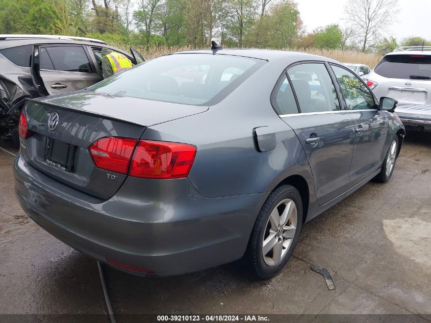 2012 Volkswagen Jetta 2.0L Tdi VIN: 3VW3L7AJ7CM417053 Lot: 39210123