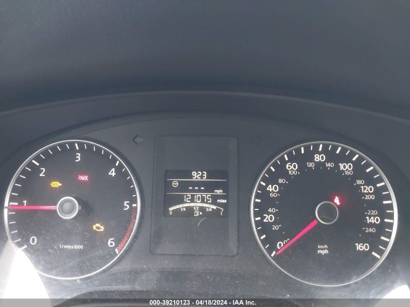 2012 Volkswagen Jetta 2.0L Tdi VIN: 3VW3L7AJ7CM417053 Lot: 39210123