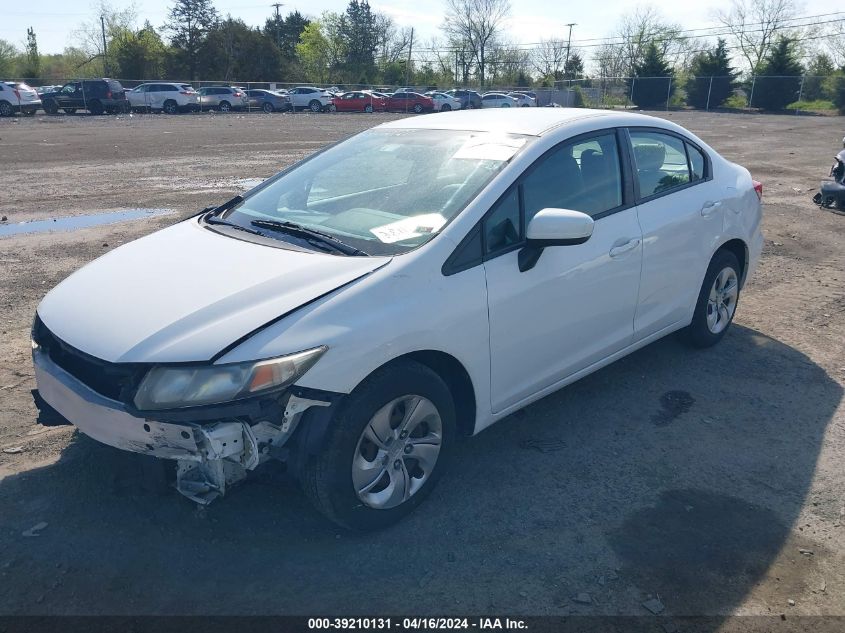 2015 Honda Civic Lx VIN: 2HGFB2F58FH501663 Lot: 39210131