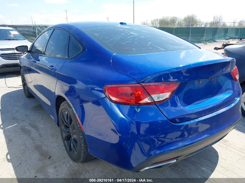 2016 Chrysler 200 S VIN: 1C3CCCBB3GN150562 Lot: 39210161