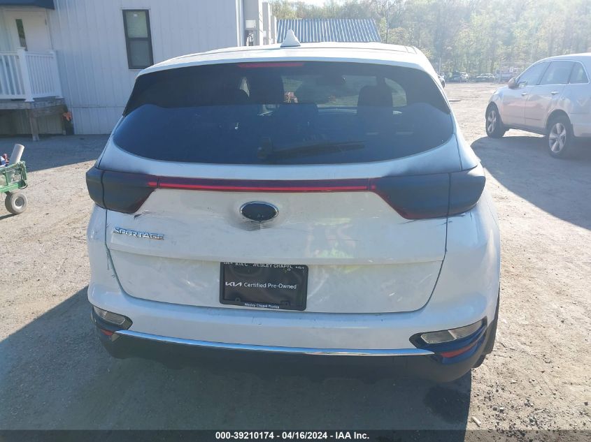 2022 Kia Sportage Lx VIN: KNDPM3AC8N7021318 Lot: 39210174