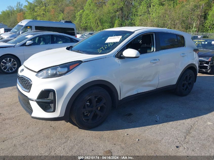 2022 Kia Sportage Lx VIN: KNDPM3AC8N7021318 Lot: 39210174