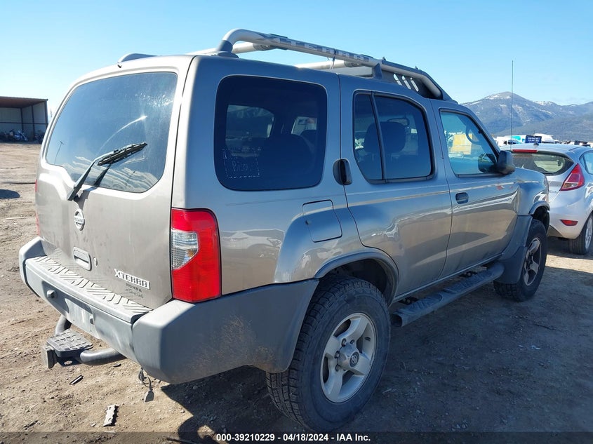 2004 Nissan Xterra Xe VIN: 5N1ED28T84C627176 Lot: 39210229