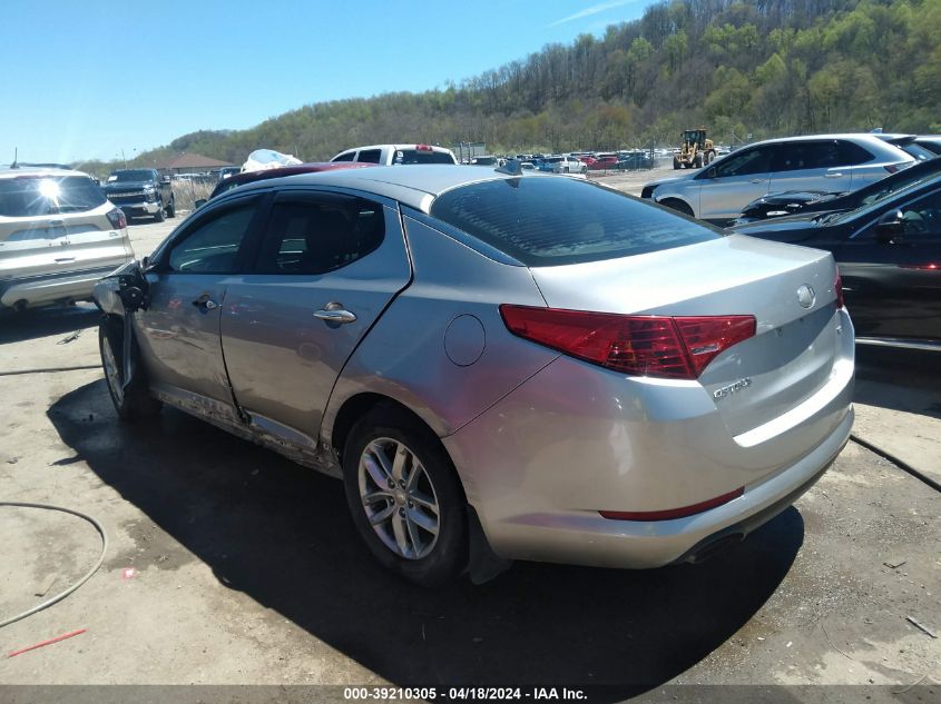 2013 Kia Optima Lx VIN: 5XXGM4A74DG255342 Lot: 39210305