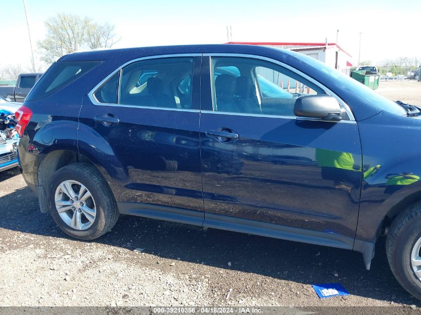 2016 Chevrolet Equinox Ls VIN: 2GNFLEEK3G6261110 Lot: 39210356