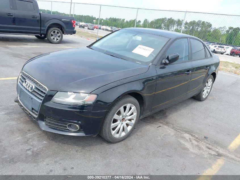 WAUAFAFL3CN009905 | 2012 AUDI A4