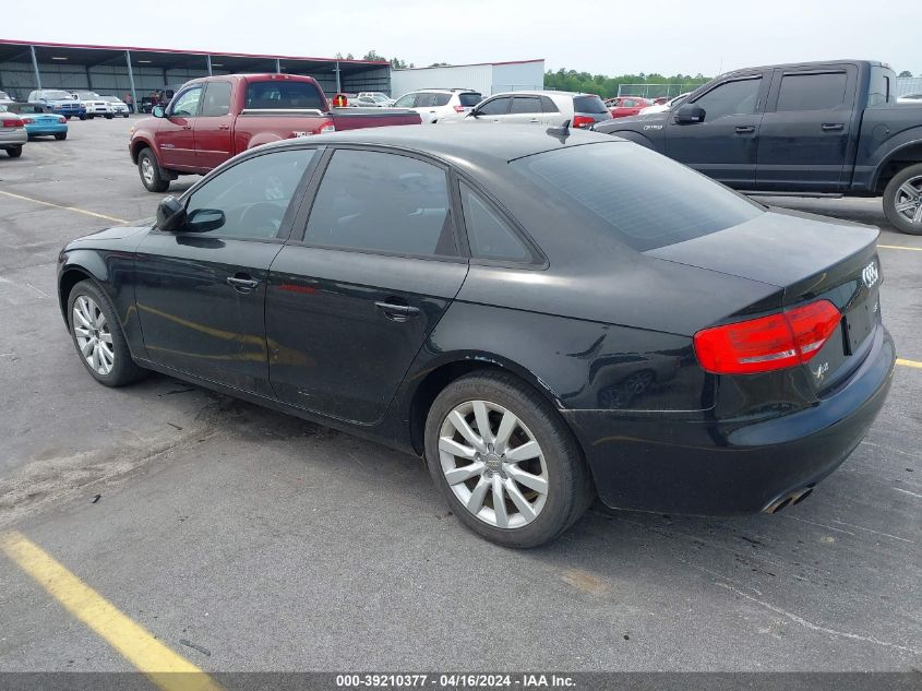 WAUAFAFL3CN009905 | 2012 AUDI A4