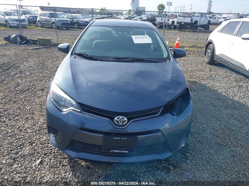 2016 Toyota Corolla Le VIN: 2T1BURHE2GC484593 Lot: 51147474