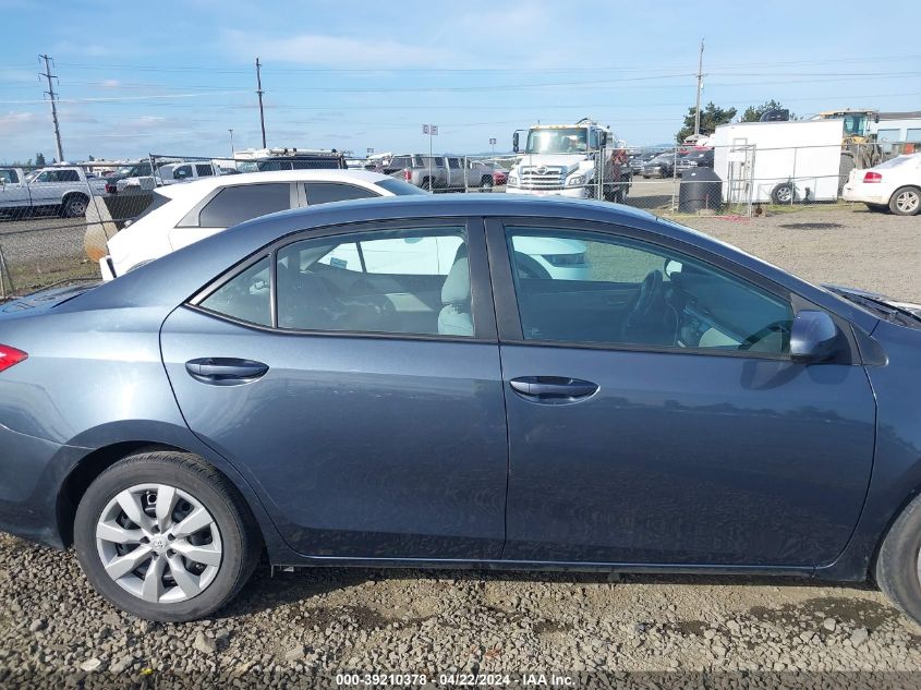 2016 Toyota Corolla Le VIN: 2T1BURHE2GC484593 Lot: 51147474