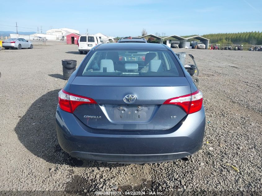 2016 Toyota Corolla Le VIN: 2T1BURHE2GC484593 Lot: 51147474