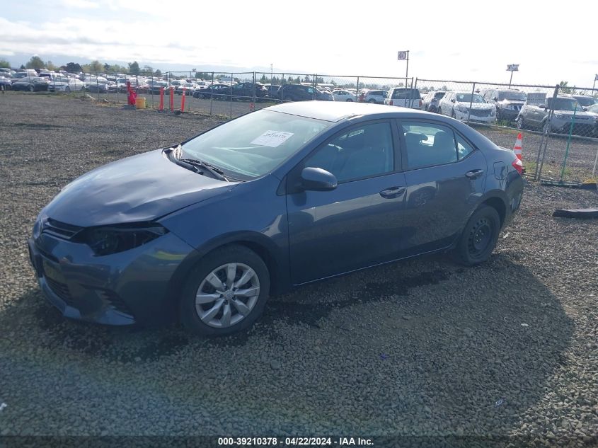 2016 TOYOTA COROLLA LE - 2T1BURHE2GC484593