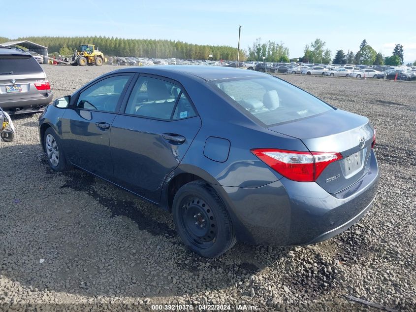 2016 Toyota Corolla Le VIN: 2T1BURHE2GC484593 Lot: 51147474