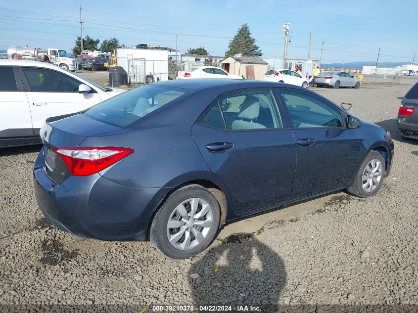 2016 Toyota Corolla Le VIN: 2T1BURHE2GC484593 Lot: 51147474