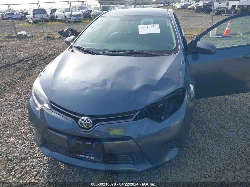 2016 Toyota Corolla Le VIN: 2T1BURHE2GC484593 Lot: 51147474