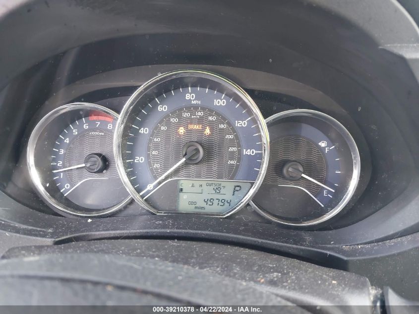 2016 TOYOTA COROLLA LE - 2T1BURHE2GC484593